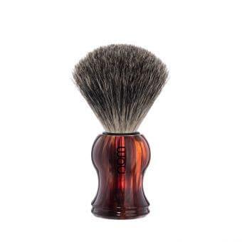 Muhle NOM (Muhle HJM P3H) Pure Badger Hair Shaving Brush Tortoiseshell Plastic