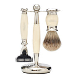 Truefitt and Hill Edwardian Collection Shaving Set Mach 3 Ivory