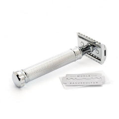 Muhle Traditional R41 Open Tooth Comb Safety Razor – Twist Razor Head Length - 41mm, Safety Razor Length - 107mm
