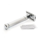 Muhle Traditional R89 Closed Comb Safety Razor – Twist Razor Head Length - 41mm, Safety Razor Length - 107mm
