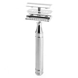 Muhle Traditional R89 Safety Razor Closed Comb Grande Chrome Plated Metal 41mm by 107mm