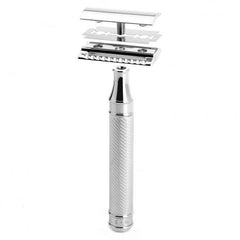 Muhle Traditional R89 Safety Razor Closed Comb Grande Chrome Plated Metal 41mm by 107mm