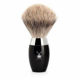 Muhle Kosmo 281 K 876 Fine Badger Hair Shaving Brush Black Resin