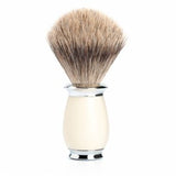Muhle Purist 281 K 57 Fine Badger Shaving Brush Ivory Resin