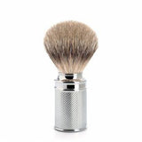 Muhle Traditional M89 Silvertip Fine Badger Brush Chrome Plated Metal 19mm