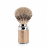 Muhle Traditional M89 Silvertip Fibre Brush Chrome Plated Rose Gold Metal