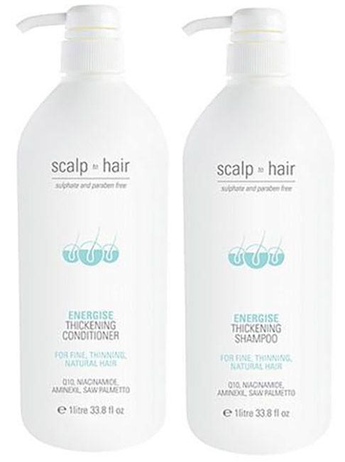 Nak Scalp to Hair Energise Shampoo and Conditioner 1 Litre Duo
