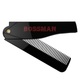 Bossman Set of 3 Acetate Beard Mustache Hair Combs