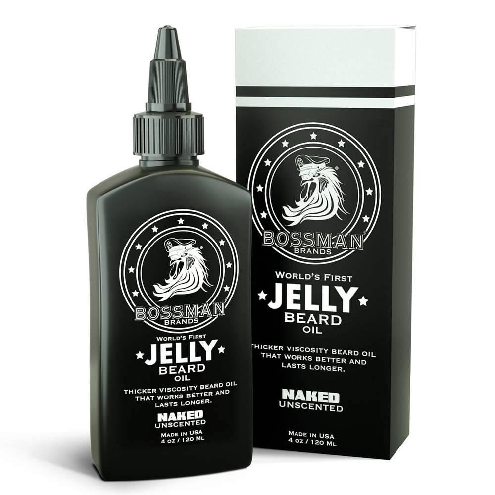 Bossman Beard Jelly Naked White 4 oz