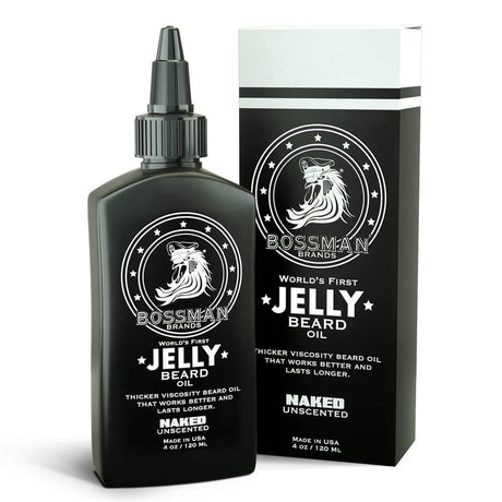 Bossman Beard Jelly Naked White 4 oz