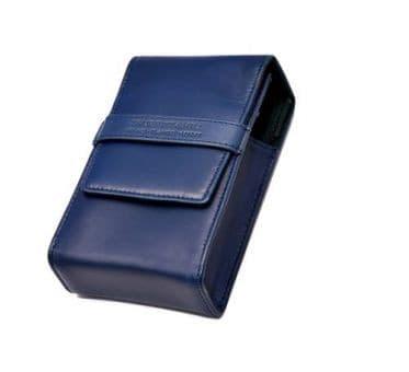 Truefitt & Hill Razor & Brush Set Leather Travel Holder – Navy