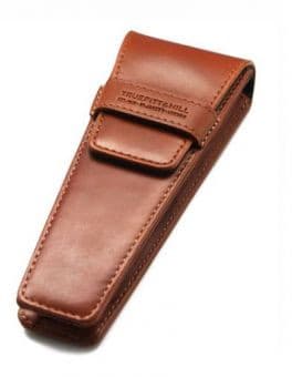 Truefitt & Hill Razor Travel Holder Tan