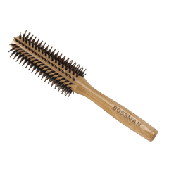 Bossman Round Boar & Nylon Bristle Hair Brush