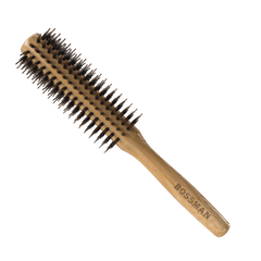 Bossman Round Boar & Nylon Bristle Hair Brush