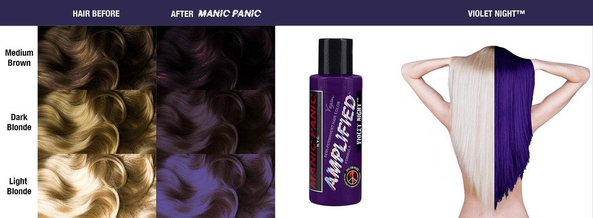 Manic Panic Violet Night Amplified Bottle 118ml
