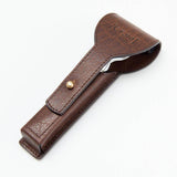 Captain Fawcett Handcrafted Mach 3 Razor with Luxury Leather Case